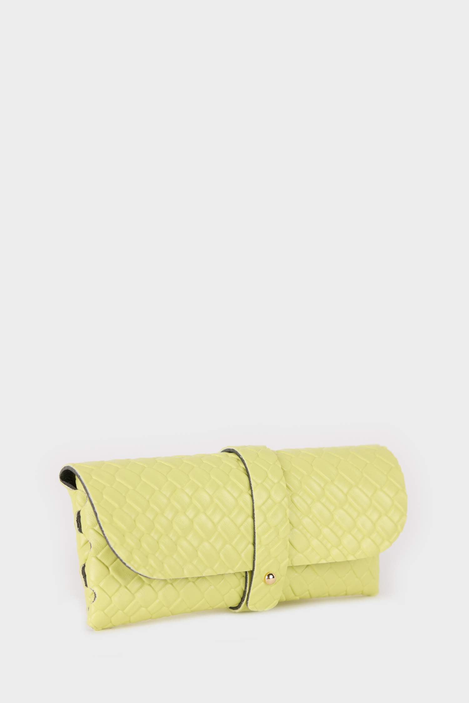 Unisex Knitting Patterned Sunglasses Pouch