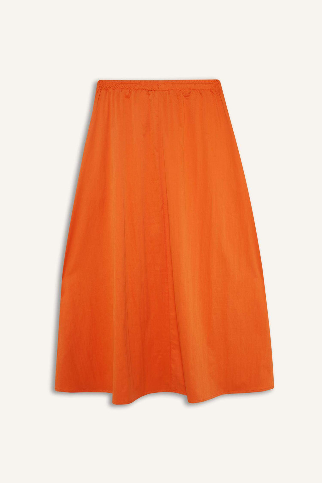 A-Line High Waist Parachute Maxi Skirt