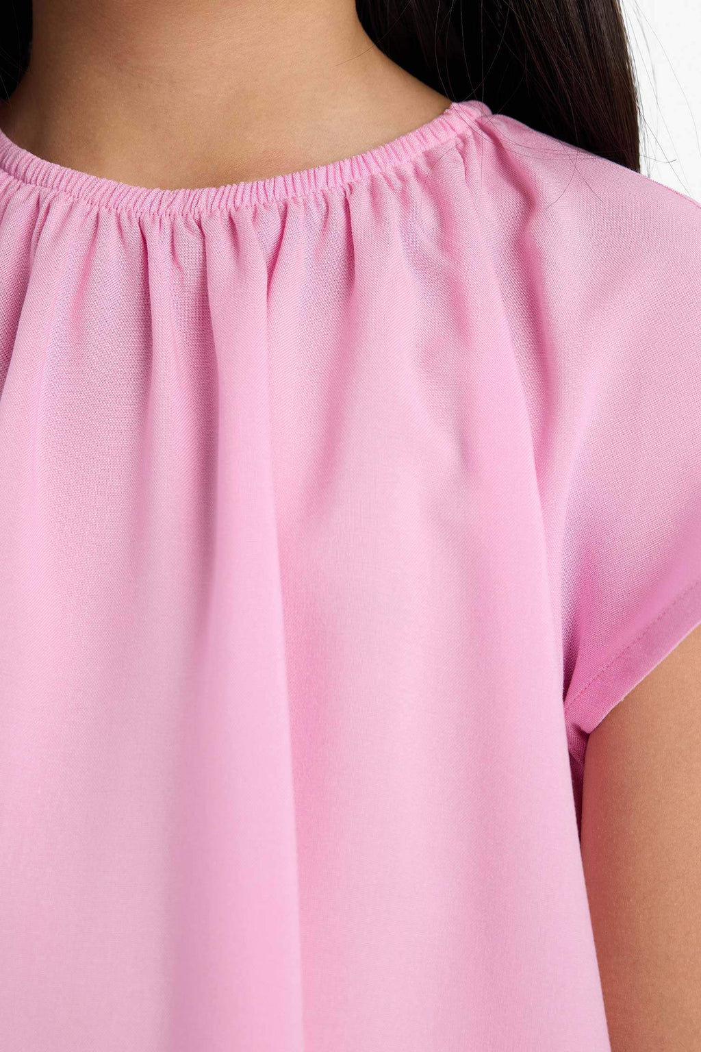 Girl Short Sleeve Blouse