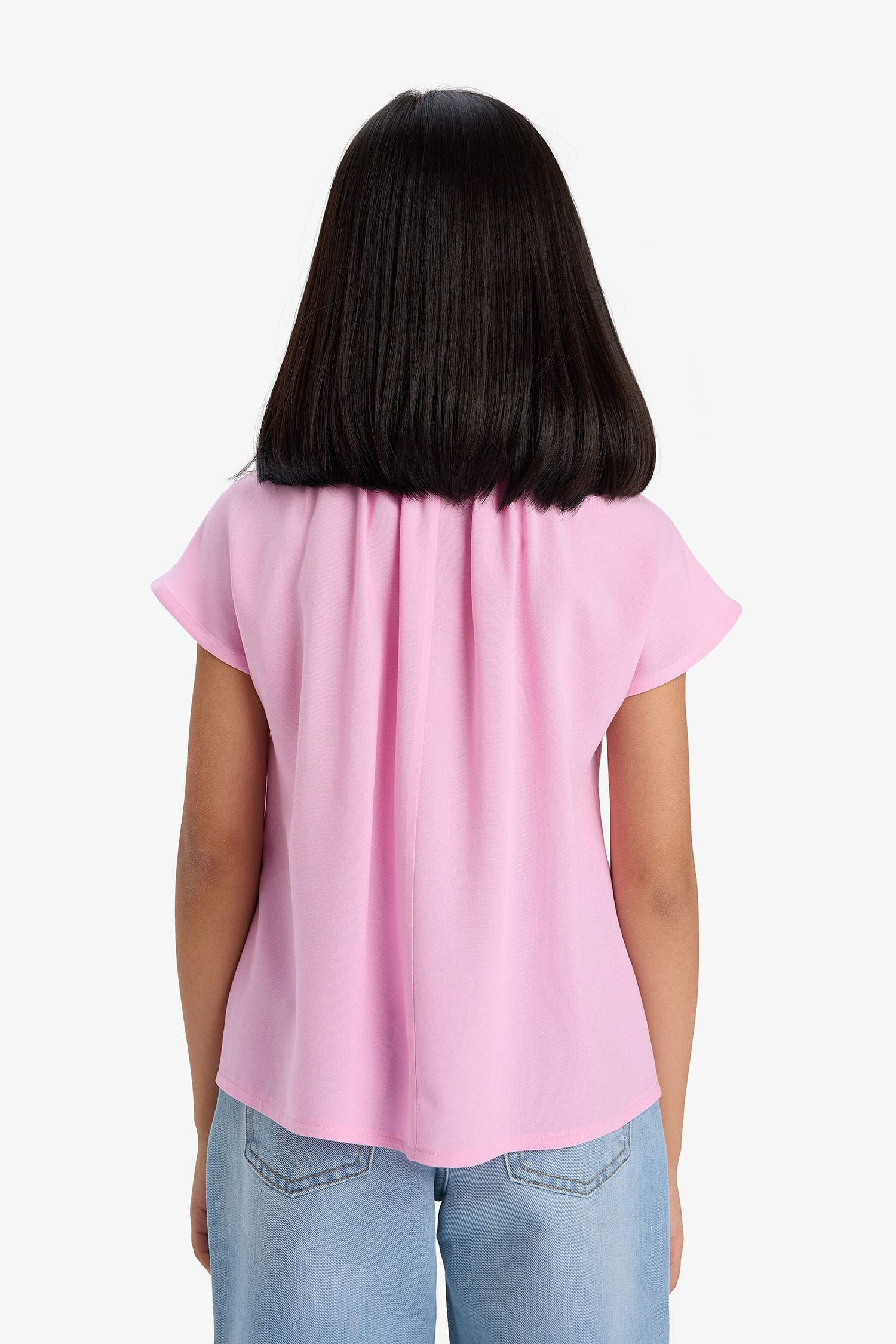 Girl Short Sleeve Blouse