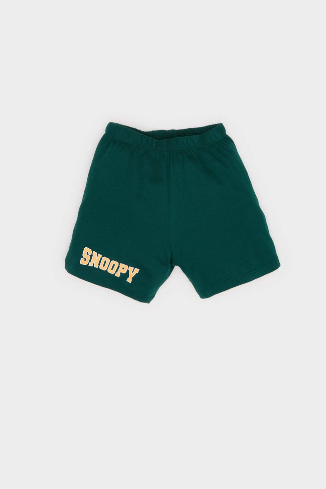 Baby Boy Snoopy 2-Piece Set Short Sleeve T-Shirt Elastic Waist Shorts Main Image