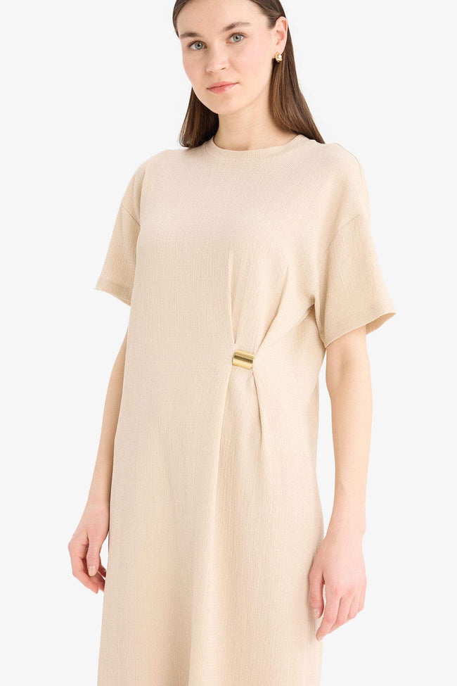 Regular Fit Crew Neck Dress Main Image