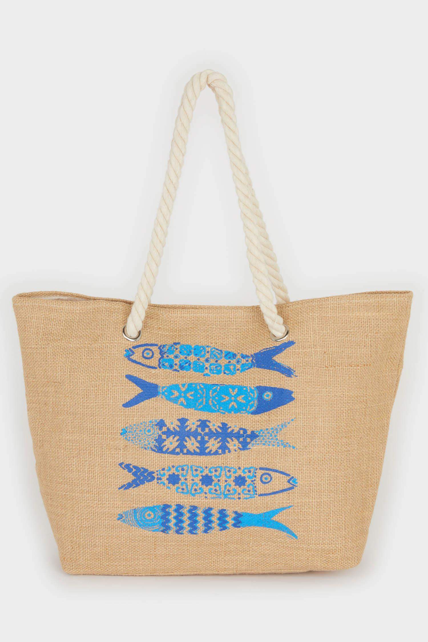 Women's Beach Straw Bag