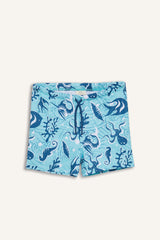 Boy Patterned Swimsuit