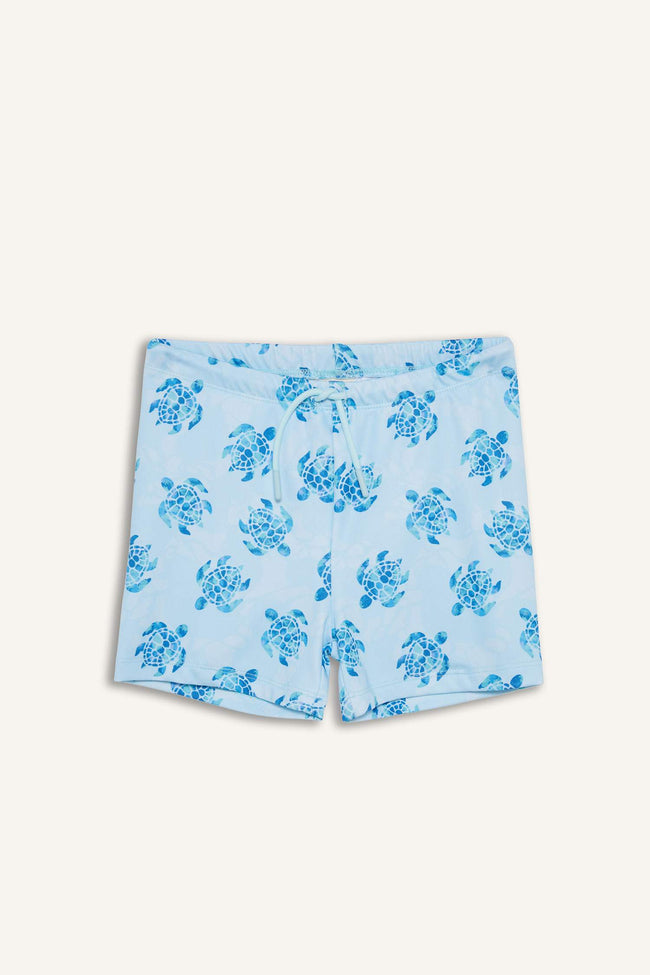 Boy Patterned Swimsuit Main Image