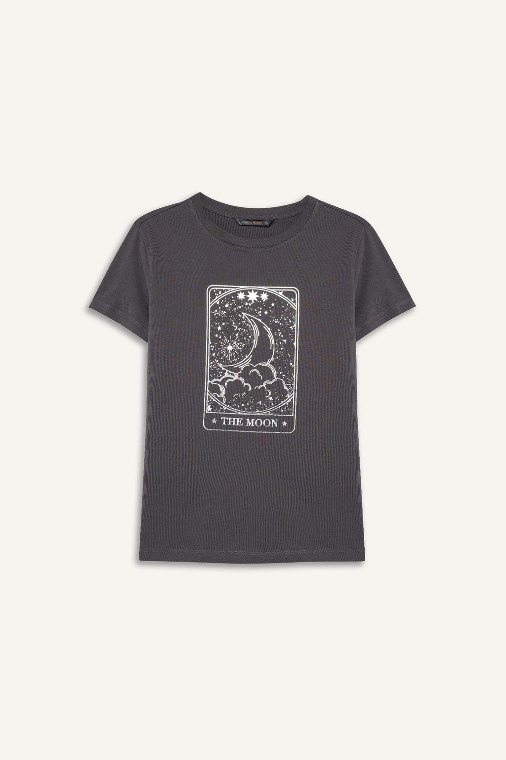 Regular Fit Half-Sleeve T-Shirt With Round Neck