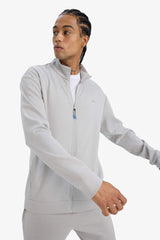 DeFactoFit regular fit cardigan with stand-up collar and print