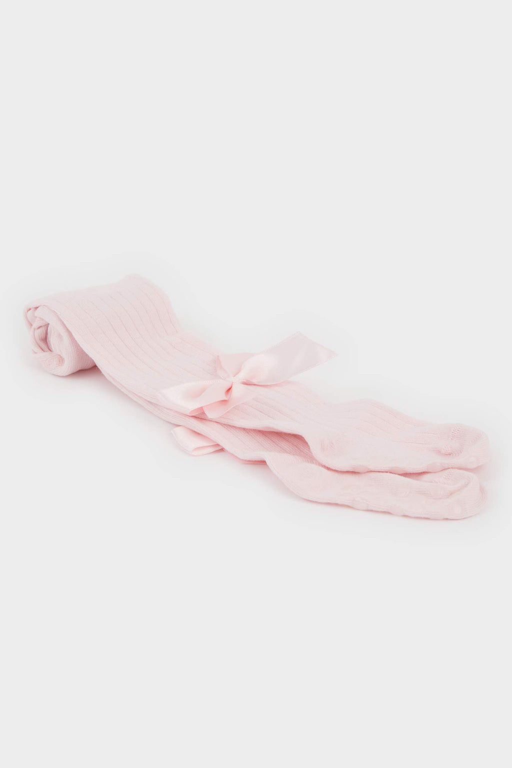 Baby Girl Ribbon Cotton Tights