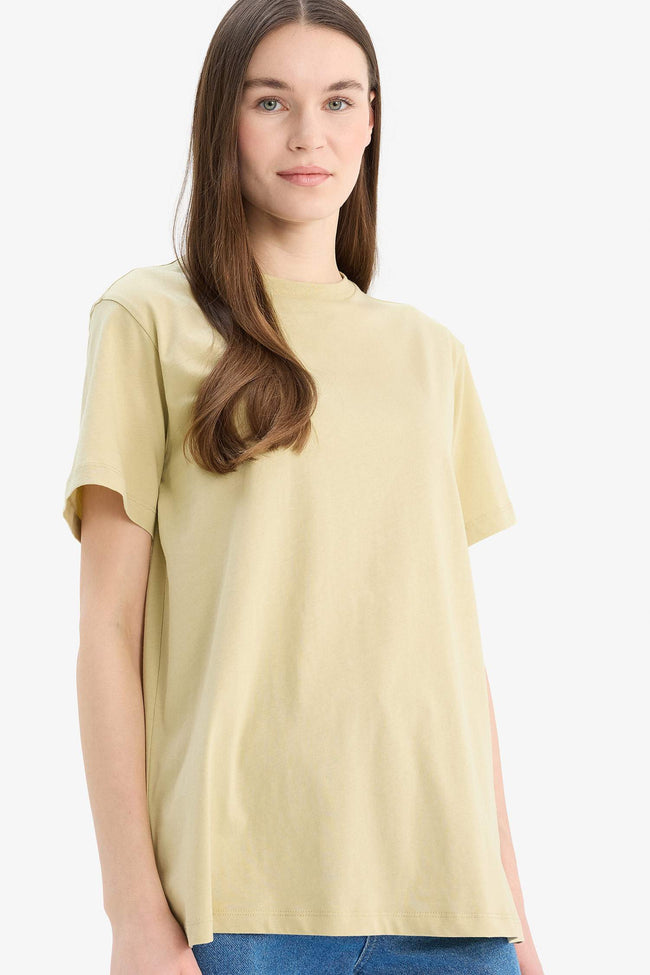 Regular Fit Crew Neck T-Shirt Tunic Hover Image
