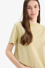 Regular Fit Crew Neck T-Shirt Tunic