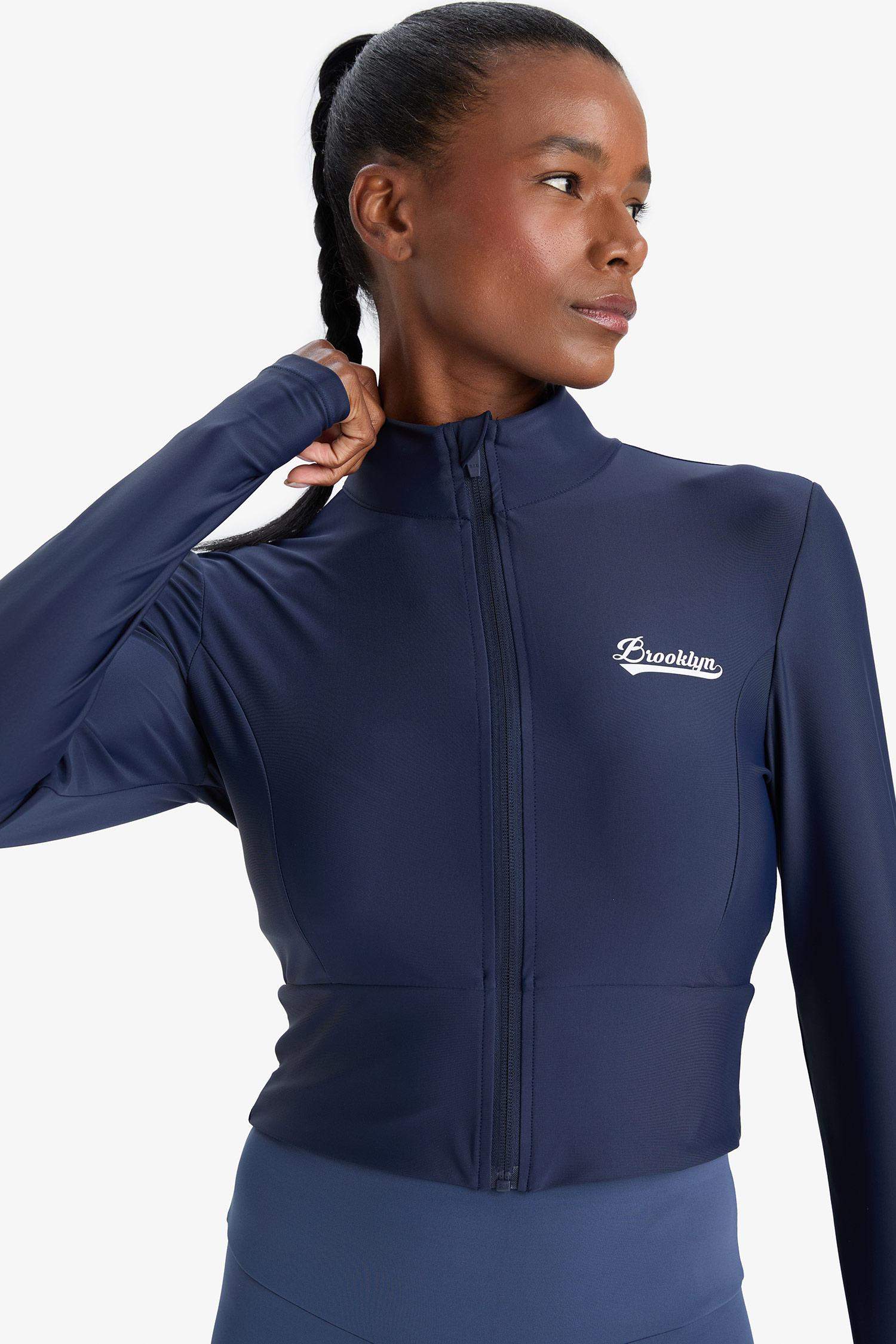 DeFactoFit Slim Fit Slim Cut Stand Collar Printed Ultra Flexible Zippered Cardigan