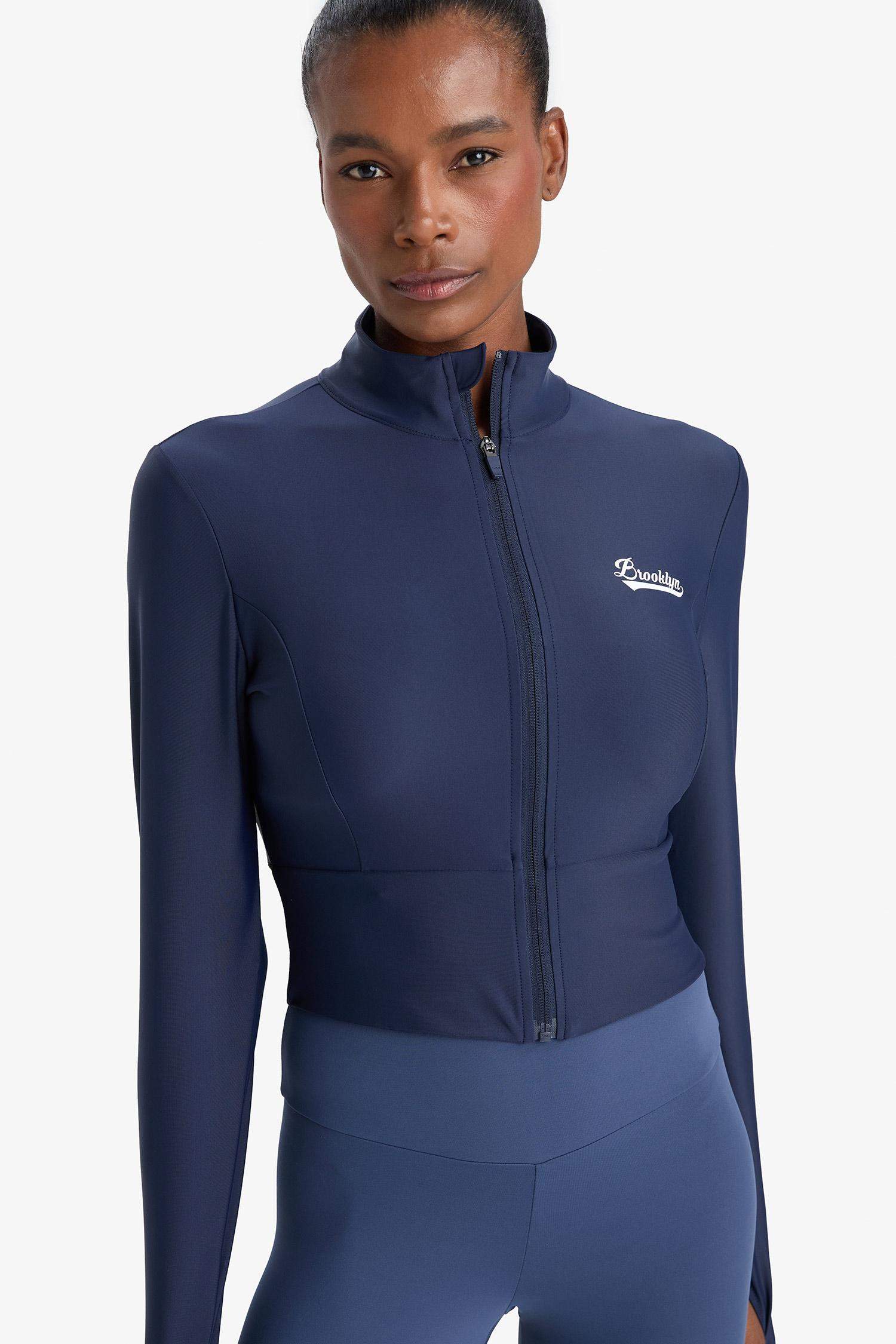 DeFactoFit Slim Fit Slim Cut Stand Collar Printed Ultra Flexible Zippered Cardigan