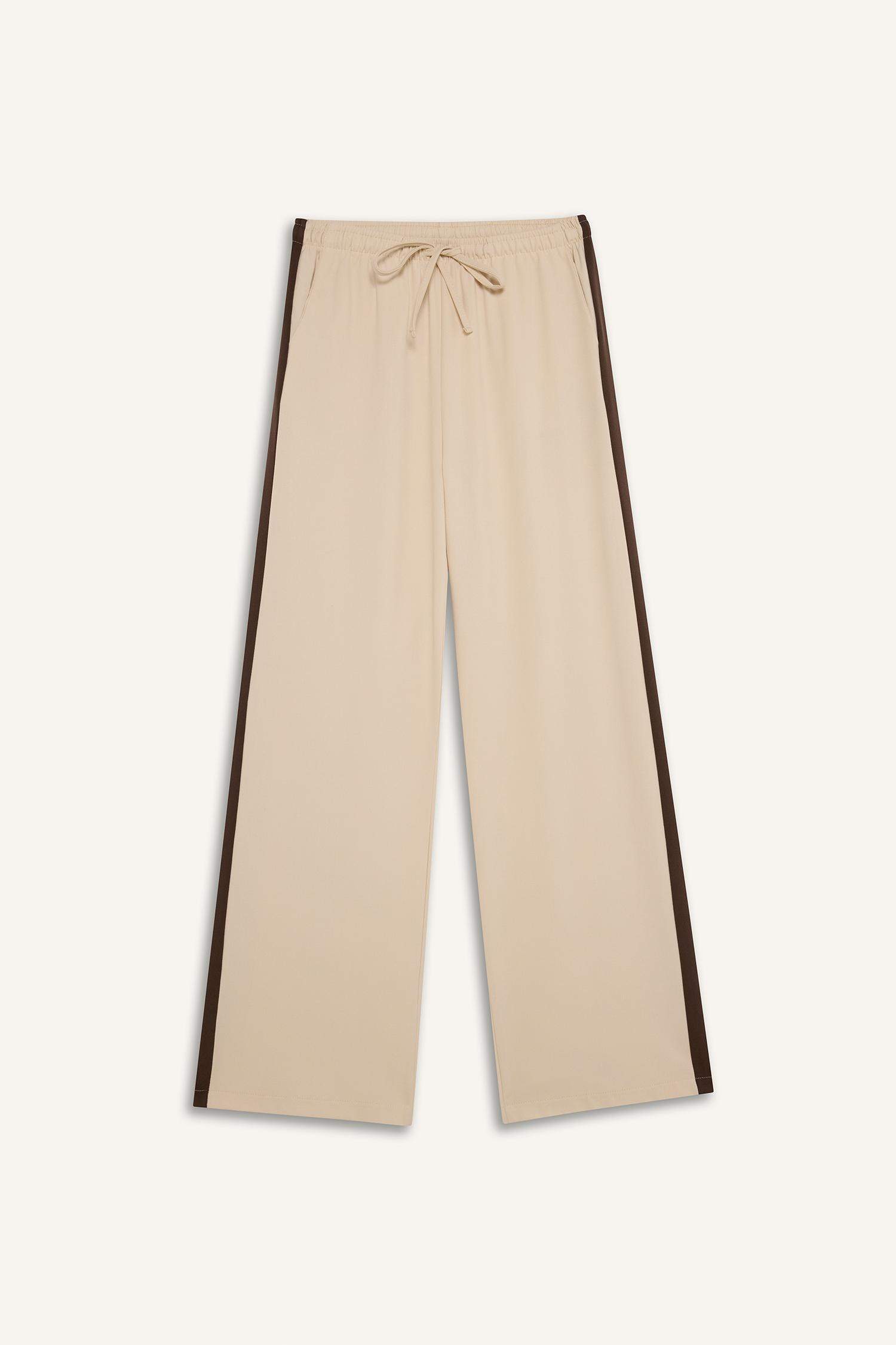 Wide Leg Normal Waist Trousers