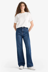 90's Wide Leg High Waist Straight Leg Jeans