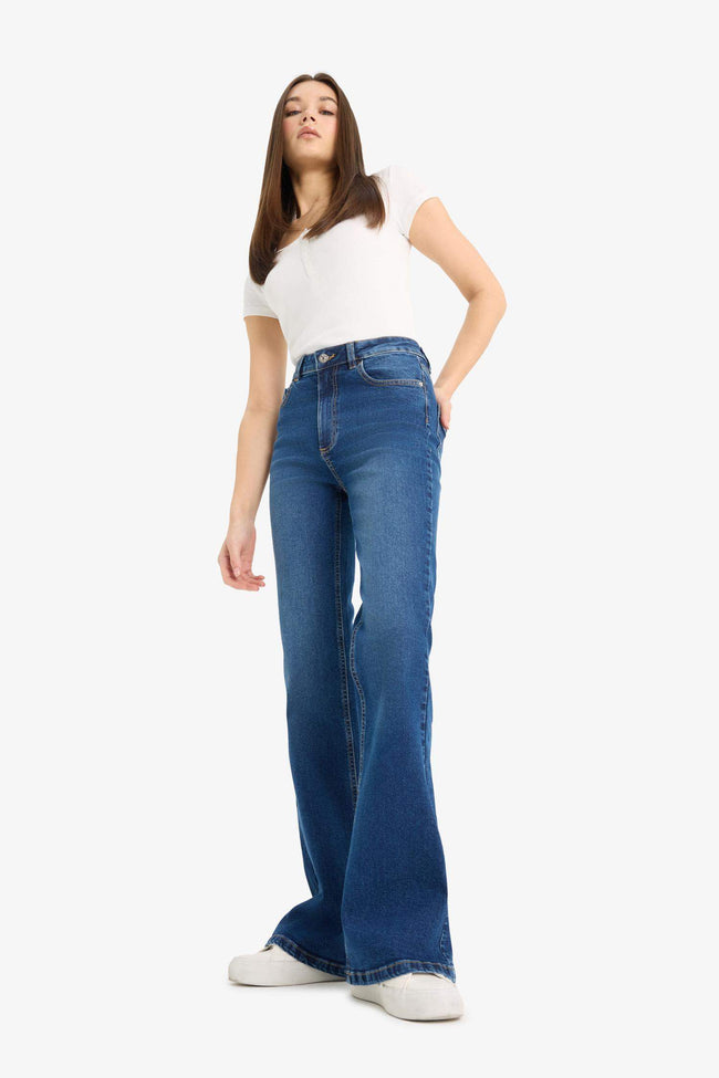 Mia High Waist Straight Leg Jeans Main Image