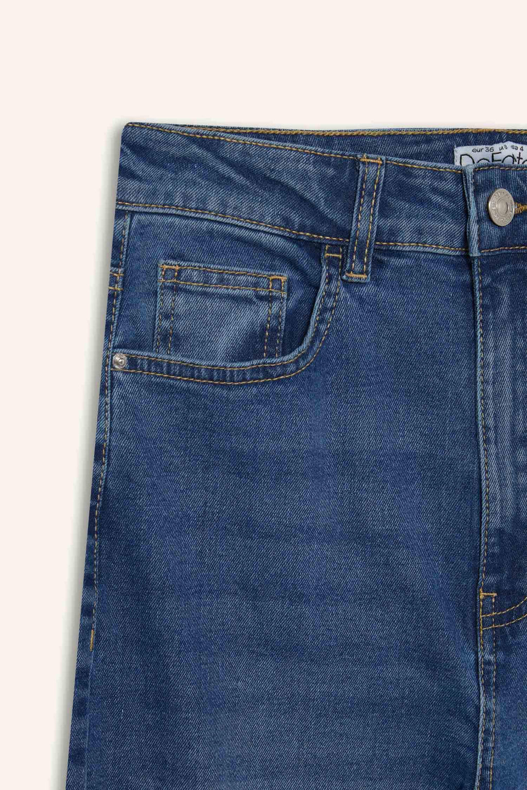 Slim Flare Fit High Waist Long Jeans