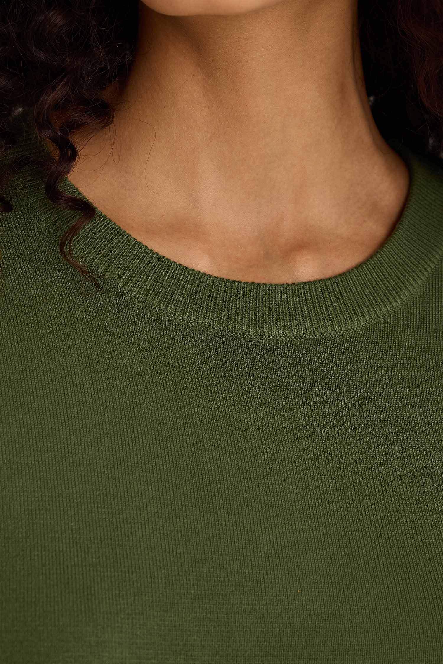 Regular Fit Crew Neck Knitwear Sweater