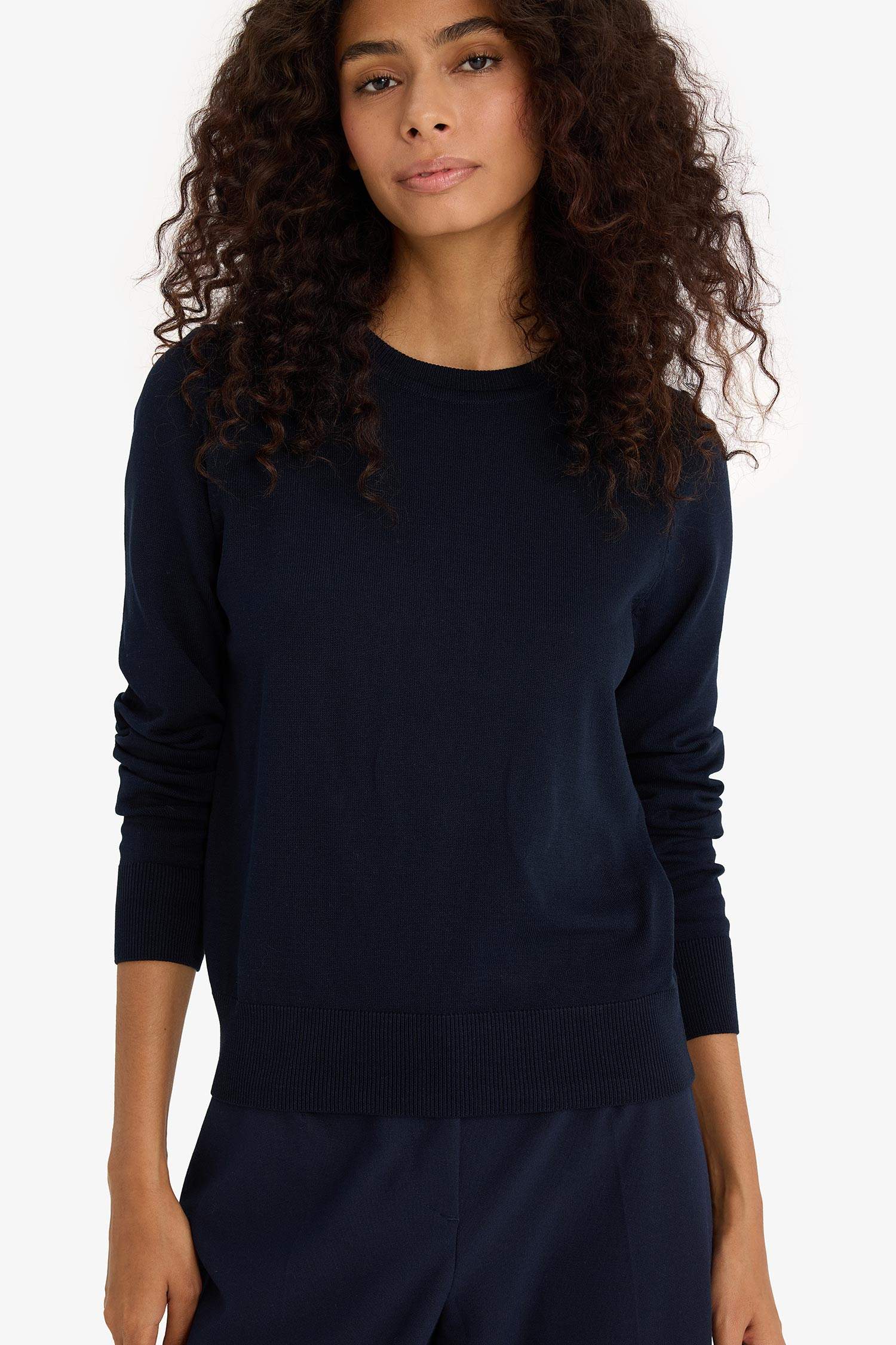 Regular Fit Crew Neck Knitwear Sweater