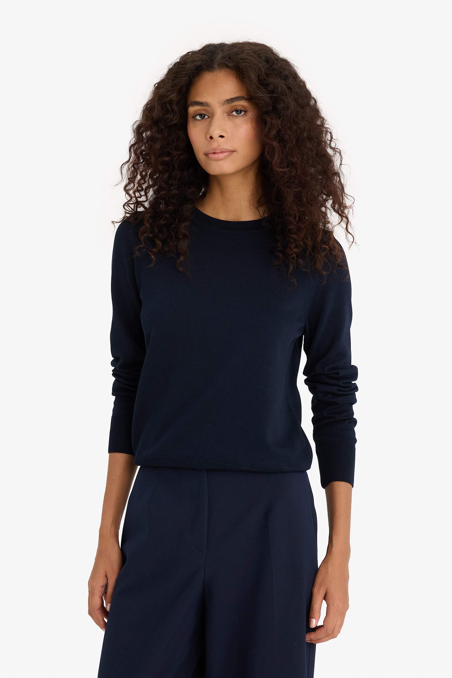 Regular Fit Crew Neck Knitwear Sweater
