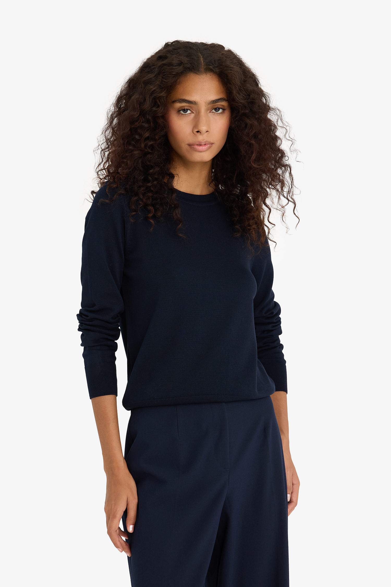 Regular Fit Crew Neck Knitwear Sweater