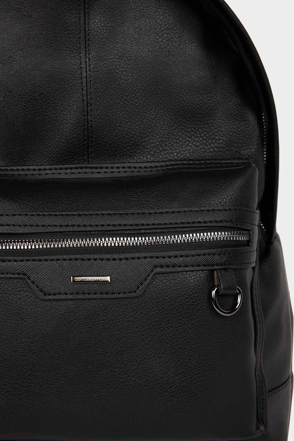 Men's Faux Leather Backpack