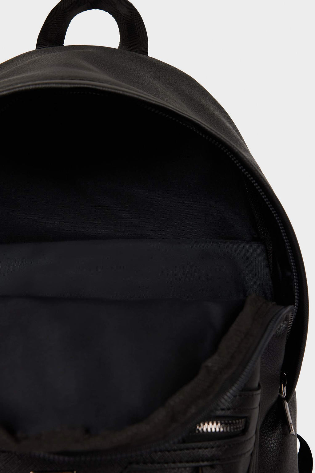 Men's Faux Leather Backpack