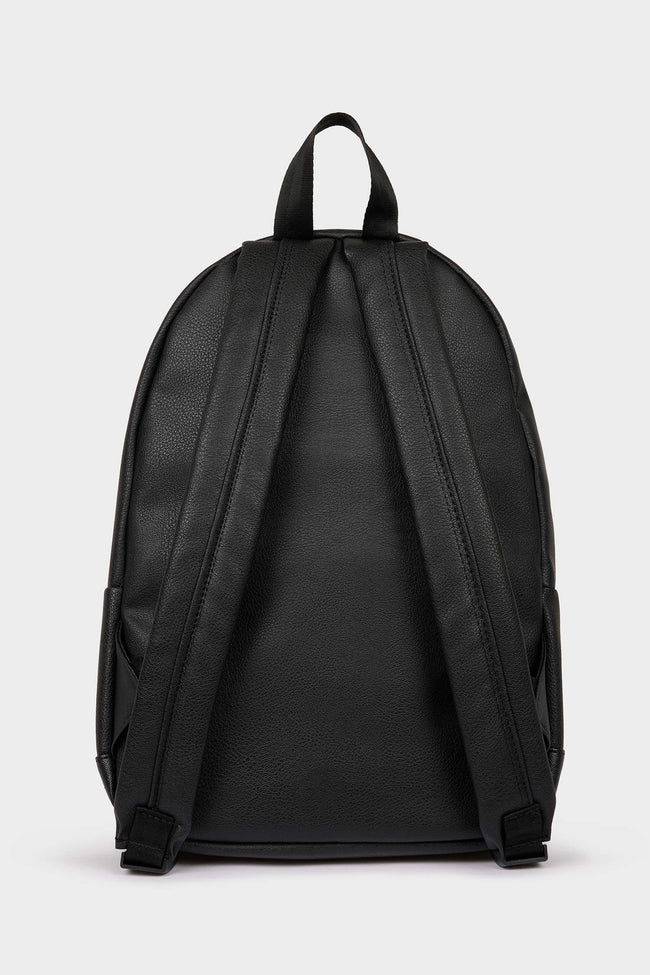 Men's Faux Leather Backpack Main Image