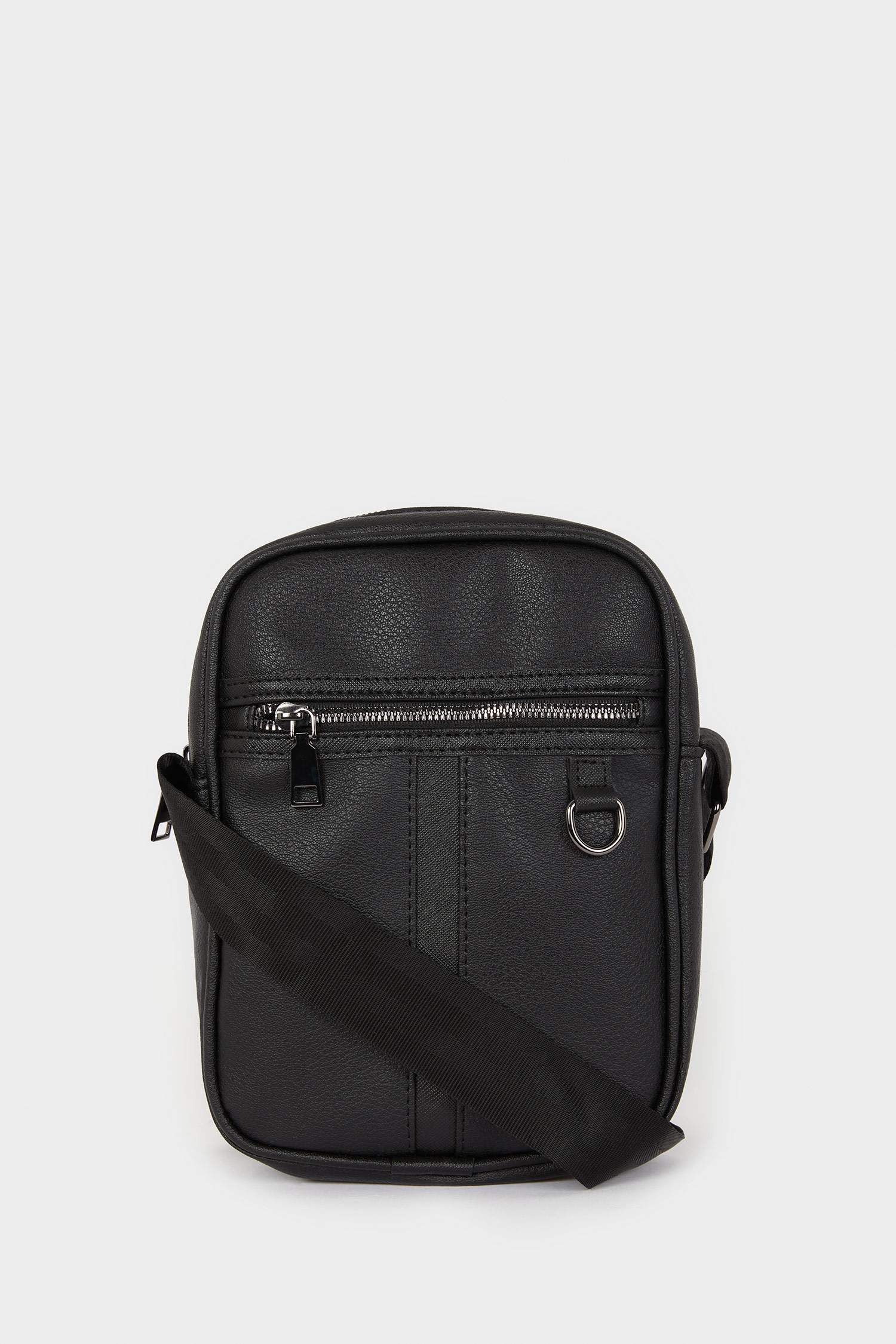 Men's Faux Leather Cross Bag