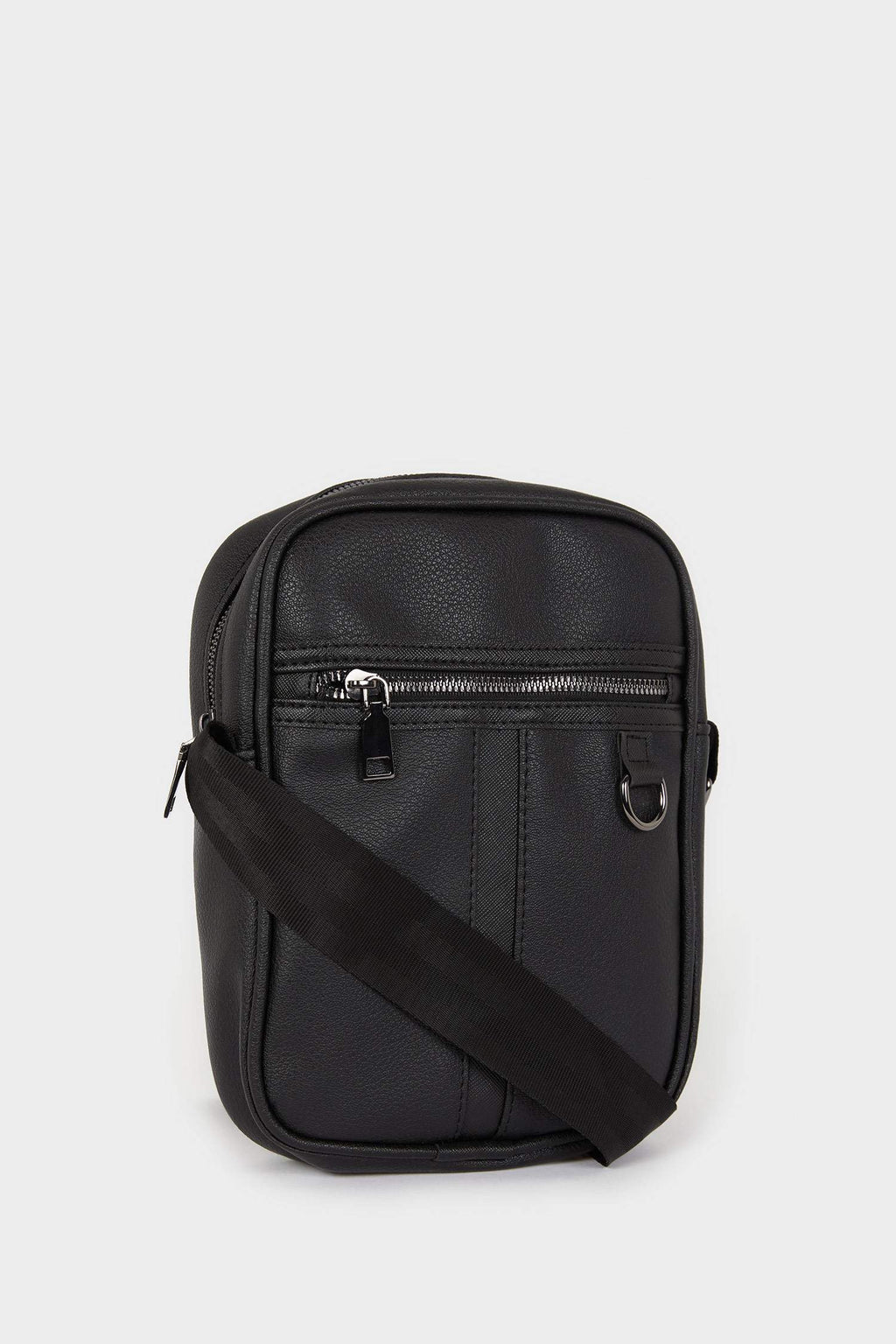 Men's Faux Leather Cross Bag