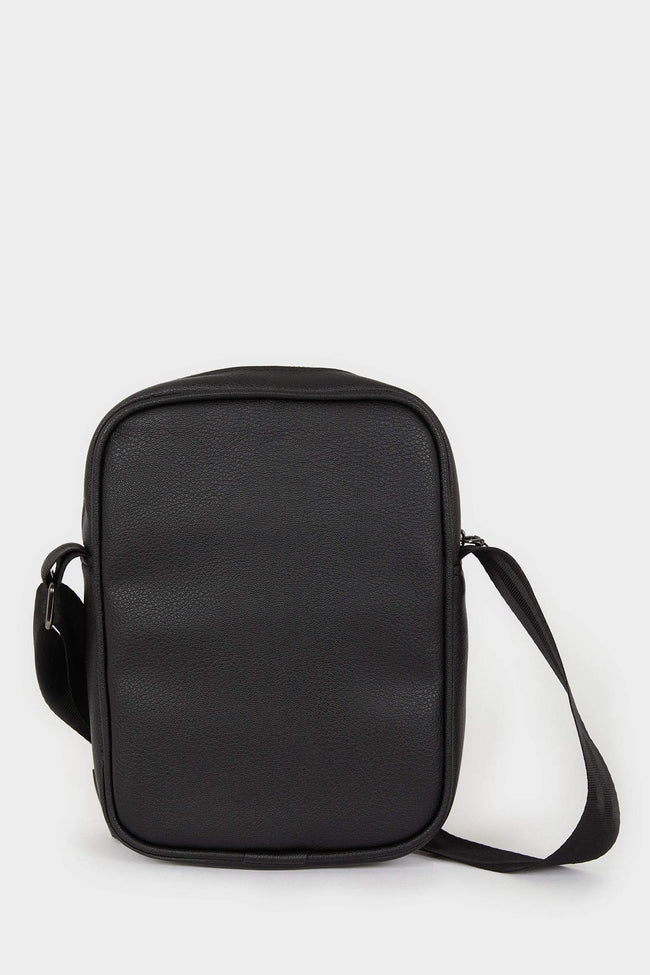 Men's Faux Leather Cross Bag Main Image