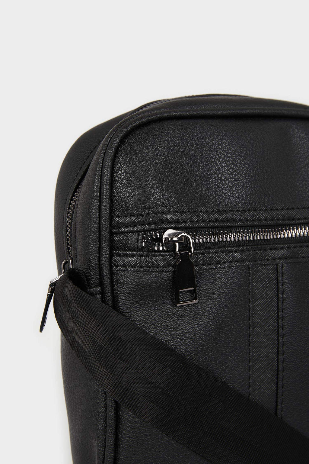 Men's Faux Leather Cross Bag