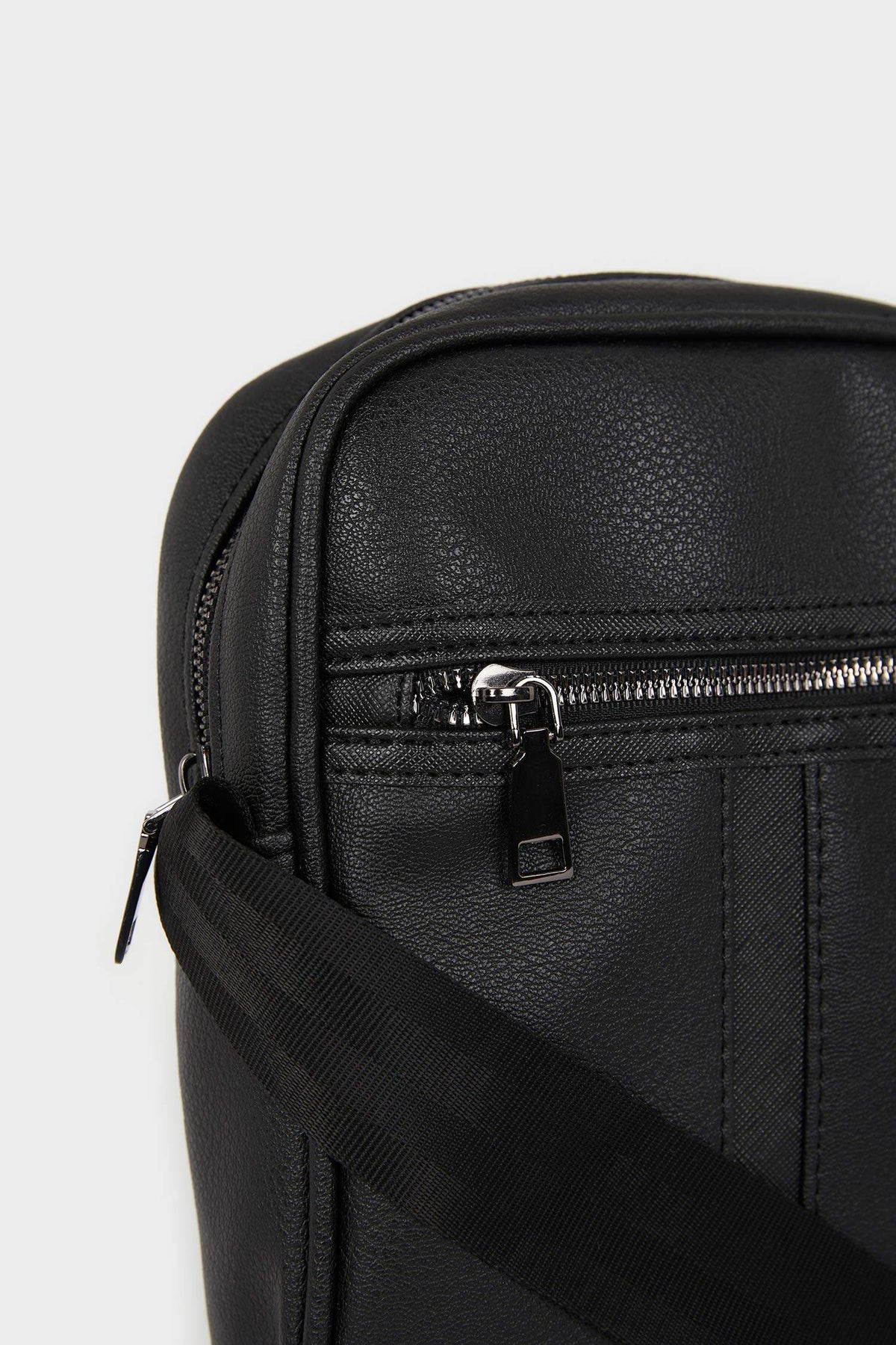 Men's Faux Leather Cross Bag