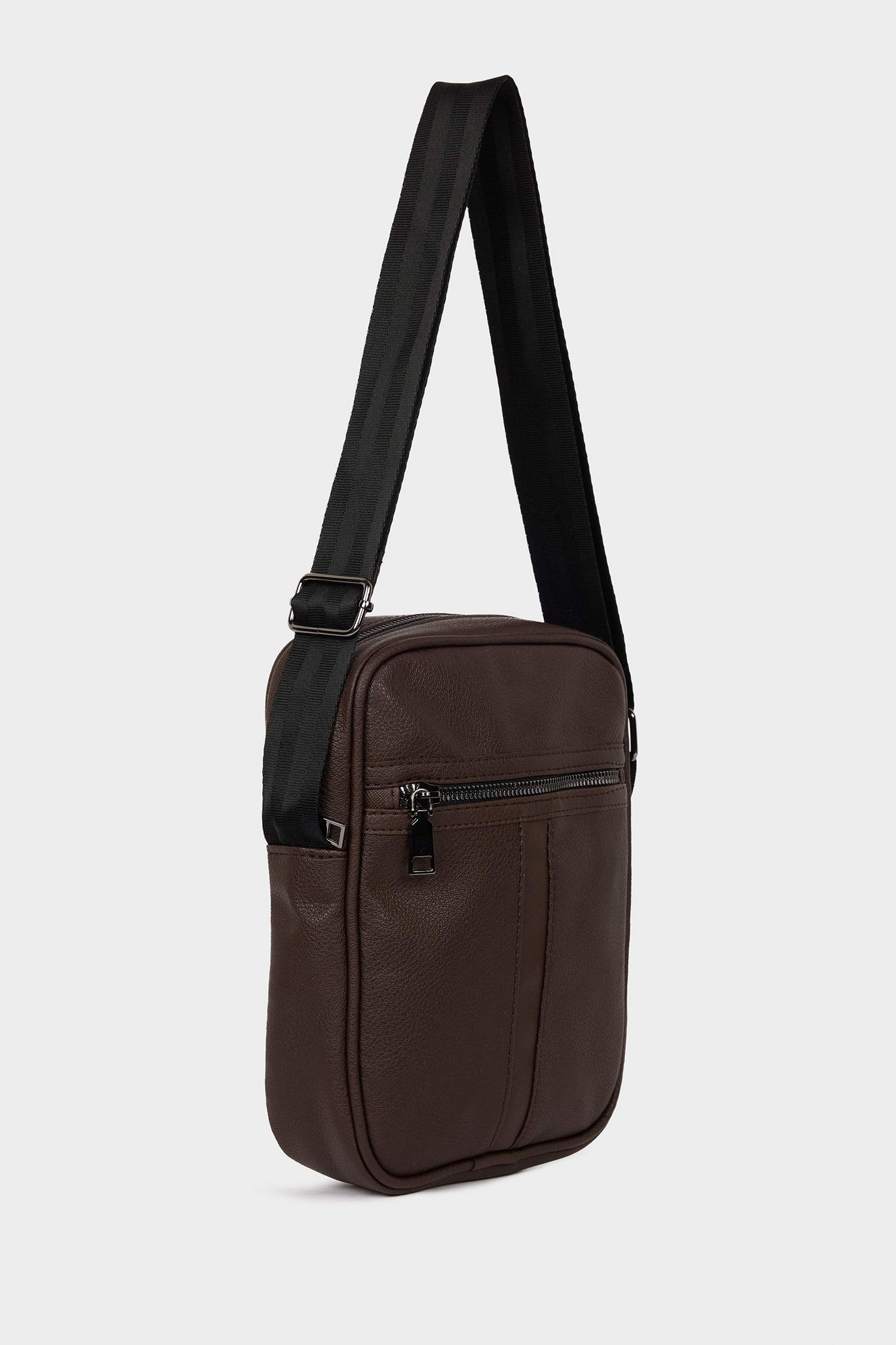 Men's Faux Leather Cross Bag