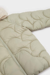 Baby Girl Windproof Waterproof Hooded Zippered Coat