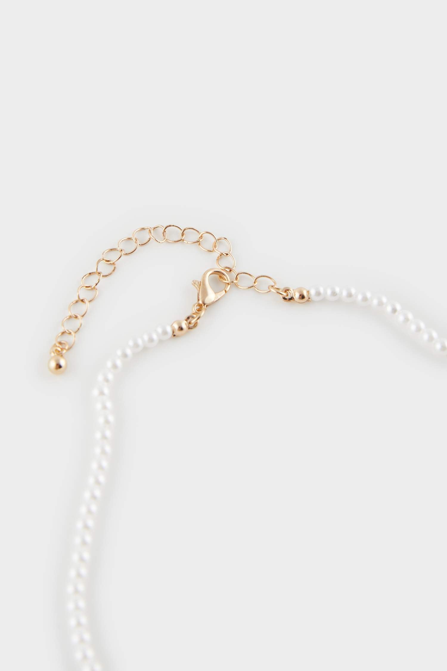 Women's Heart Pearl Gold Necklace