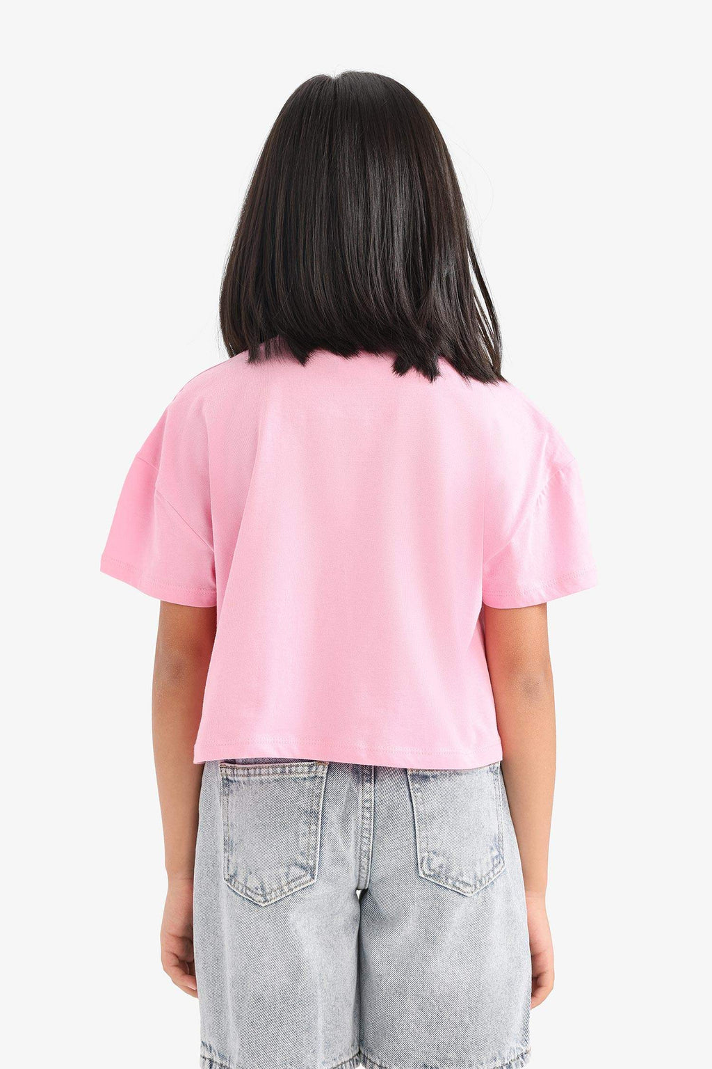 Girls Snoopy Crew Neck Short Sleeve T-Shirt