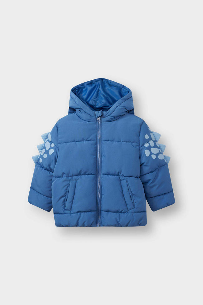 Baby Boy Hooded Zip-Up Jacket Main Image
