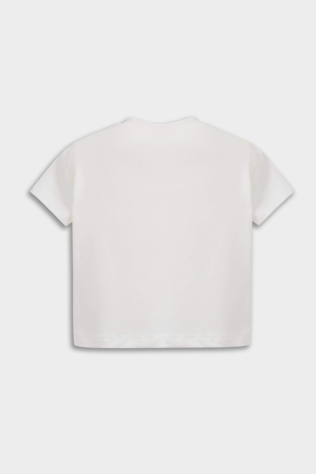 Baby Girl Newborn Crew Neck Printed Combed Cotton 2-Pack Short Sleeve T-Shirt