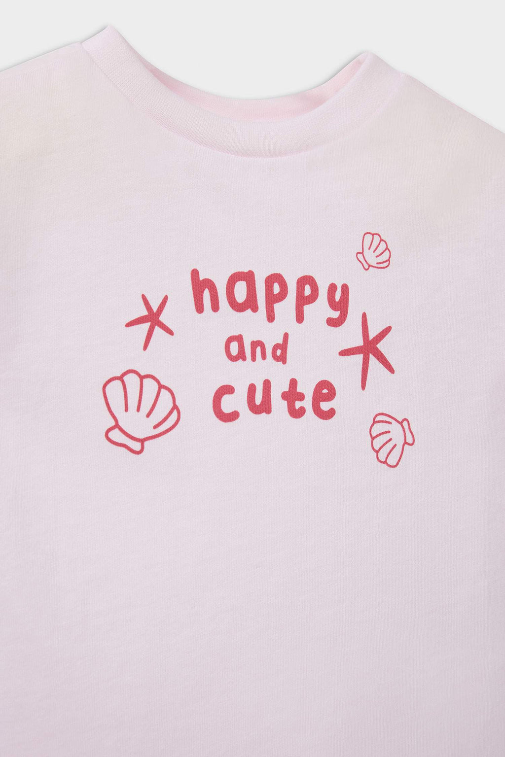 Baby Girl Newborn Crew Neck Printed Combed Cotton 2-Pack Short Sleeve T-Shirt