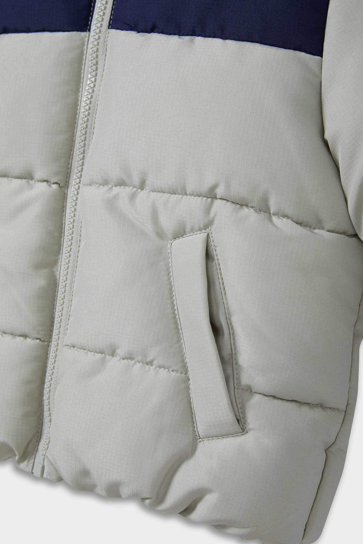 Baby Boy Waterproof Hooded Zippered Puffer Coat