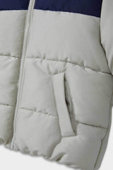 Baby Boy Waterproof Hooded Zippered Puffer Coat