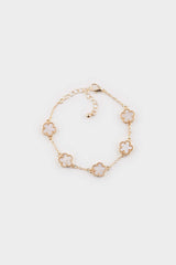 Women Floral Gold Bracelet