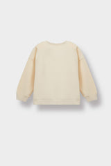 Baby Girl Crew Neck Floral Sweatshirt