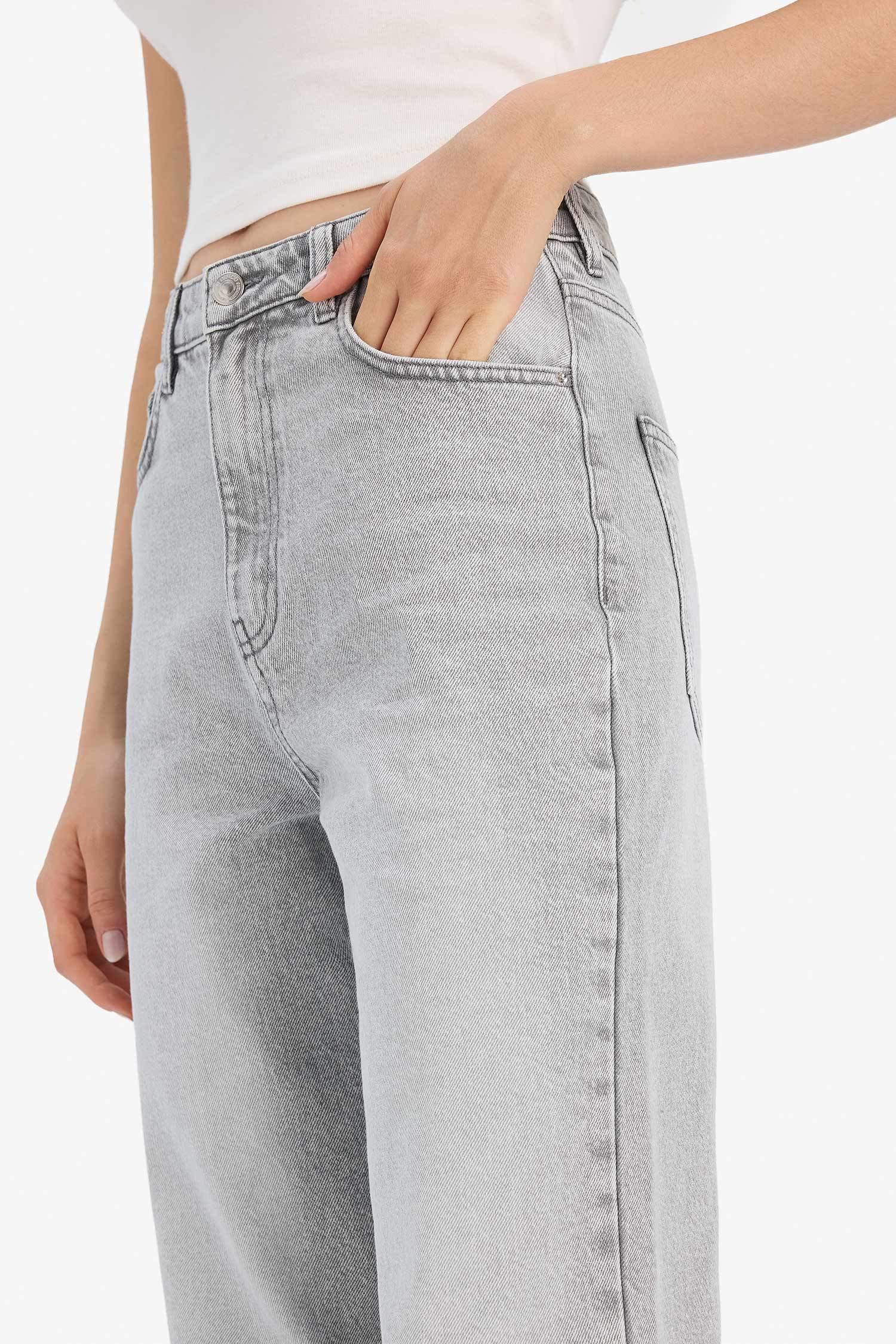 90's Wide Leg High Waist Straight Leg Jeans