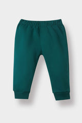 Baby Boy 2-Piece Set Basic Plain Sweatshirt Tracksuit Bottoms