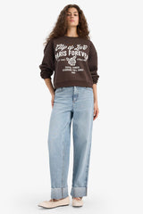 Regular Fit Crew Neck Printed Sweatshirt