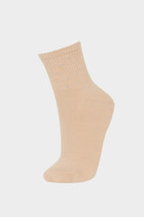 Women Seamless Stone Printed 2-Pack Combed Cotton Premium Ankle Socks