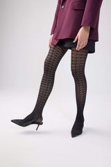 Women's Patterned 40 Denye Premium Pantyhose