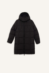 Waterproof Regular Fit Hooded Zip-Up Long Jacket