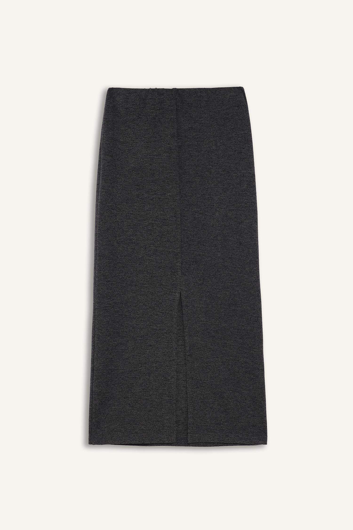 Pencil Skirt High Waist Maxi Knitted Skirt